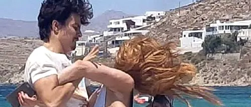 Lindsay Lohan, agresată pe o plajă din Grecia de logodnicul ei