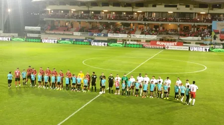 Scandal la Miercurea Ciuc, după Csikszereda - DINAMO 2-2. „Câinii” acuză: „Copii stropiți cu spray lacrimogen, fani lăsați pe dinafară!”