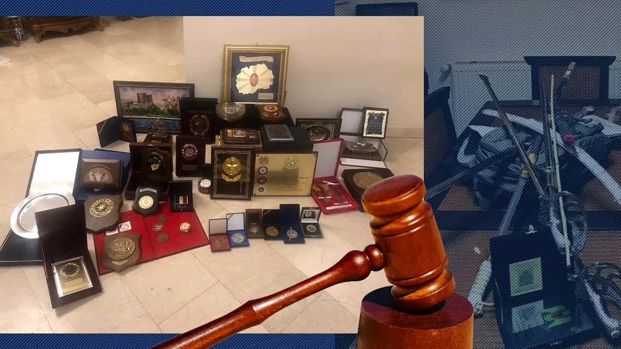 Bărbatul care s-a etalat pe rețelele de socializare cu medaliile FURATE din casa fostului ministru Teodor Atanasiu, trimis în judecată