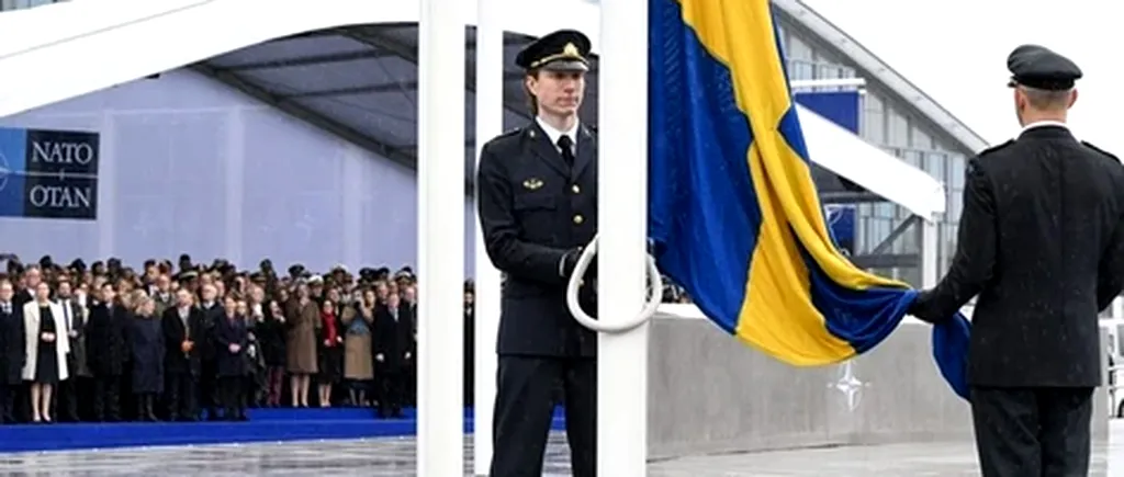 Drapelul Suediei a fost arborat la sediul NATO, consolidând locul său ca al 32-lea membru al alianței