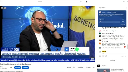 POLL Marius Tucă Show: „Susțineți aderarea Ucrainei și Republicii Moldova la UE, în cel mai scurt timp posibil?”