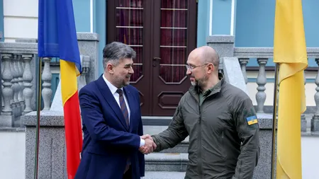 VIDEO | Marcel Ciolacu, la Kiev/ Ședință comună a Guvernului României și Ucrainei/ Memorandum care asigură tranzitarea sigură a produselor ucrainene