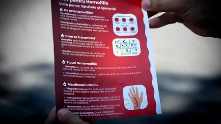 (P) Consiliul Județean ILFOV a demarat un proiect destinat pacienților cu HEMOFILIE/ Aceștia primesc