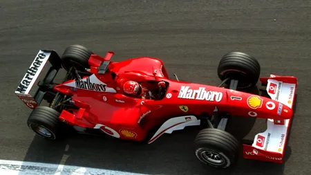 Un bolid de Formula 1 care i-a aparținut lui Michael Schumacher în 2003 s-a vândut contra unei sume record! Monopostul este funcțional