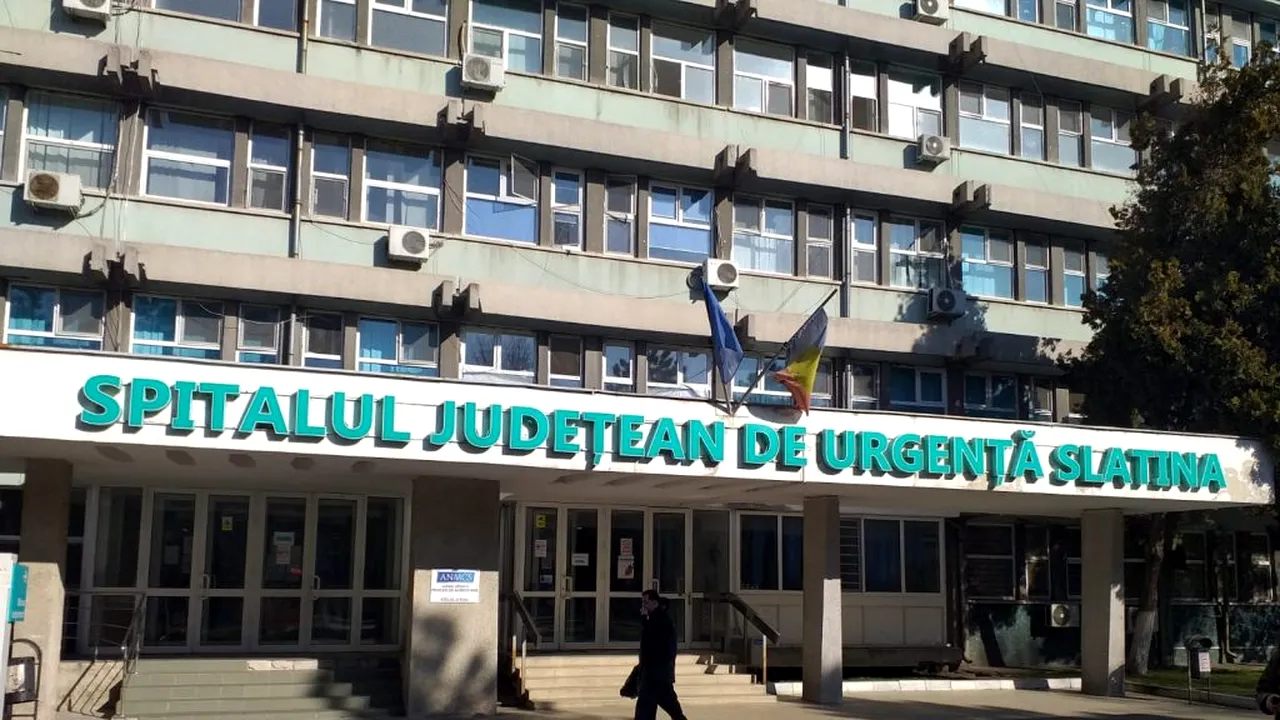 TRAGIC. Un pacient s-a aruncat de la etajul cinci al Spitalului Județean Slatina