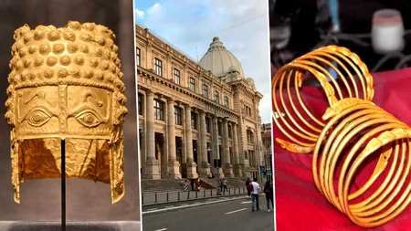 Coiful de la Coțofenești se întoarce azi în țară. Unde și când va putea fi admirată în Capitală comoara care fusese furată în Olanda