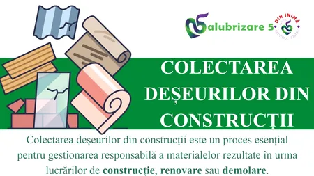 (P) Salubrizare Sector 5. Colectarea deșeurilor din construcții