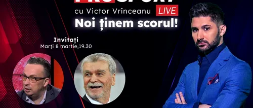 ProSport Live, o nouă ediție premium pe prosport.ro! Dezbatem cele mai importante subiecte din sport românesc: lupta la titlu, „războiul” din play-out și convocările controversate de la naționala României