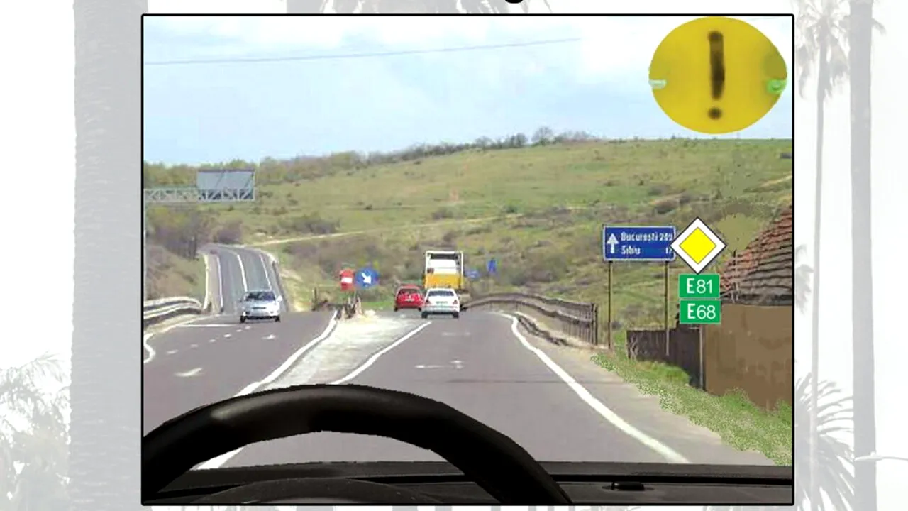 Test auto | Cu ce viteză maximă e obligat să conducă șoferul din imagine: 80, 90 sau 100 km/h?