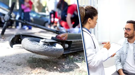 Un bărbat de 49 de ani a murit după ce a căzut de pe o trotinetă electrică în Sângeorgiu de Mureș