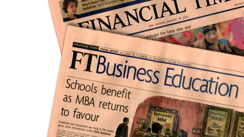 Bloomberg: Grupul Pearson plănuiește să vândă publicația Financial Times; Pearson dezminte
