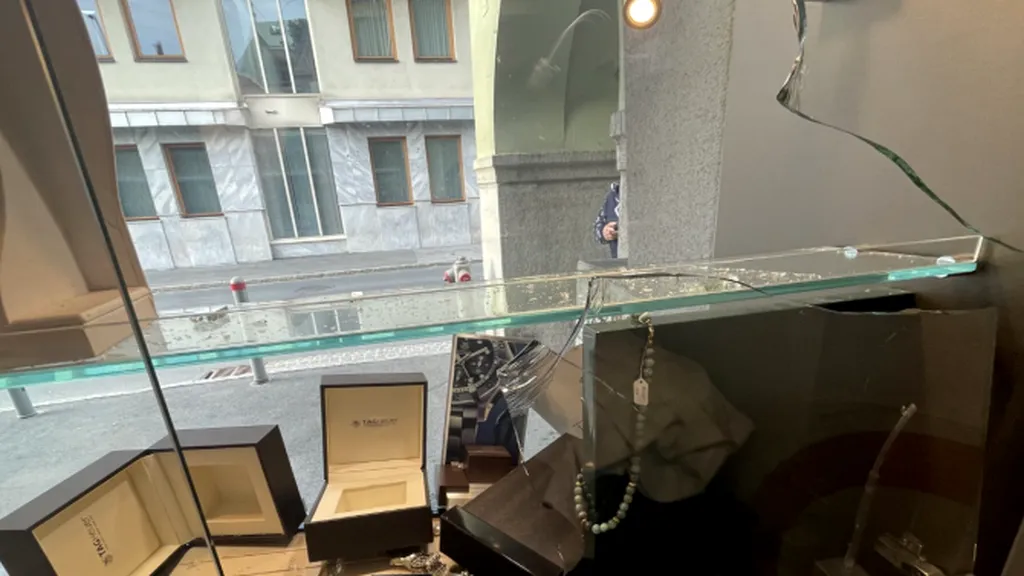 Cetățean român, spargere ca în filme la o bijuterie în Austria: „A fost prins când mai avea puțin și ajungea în Slovenia, pe jos”