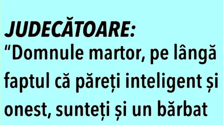 Bancul de joi | Judecătoarea și martorul