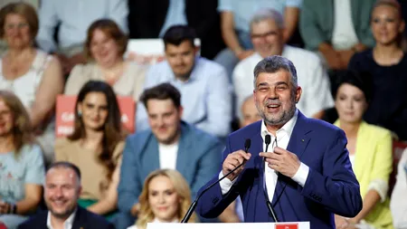 Marcel Ciolacu încheie CAMPANIA electorală cu echipa de candidați, la Complexul Romsilva / PSD intră în alegeri cu sloganul „VOTEAZĂ ROMÂNEȘTE”