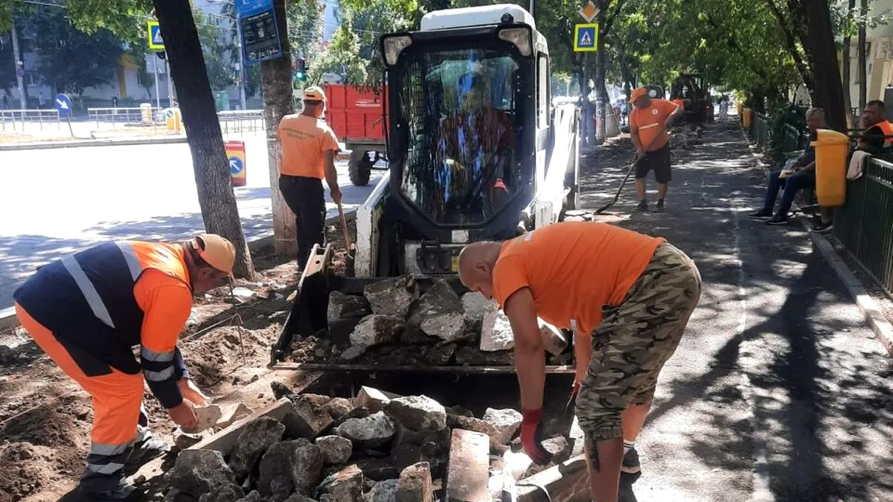 (P) Infrastructură S5. Societatea Infrastructură S5 S.A. a intervenit pe Calea Ferentari, pe segmentul cuprins între Intrarea Lintești și Șos. Sălaj