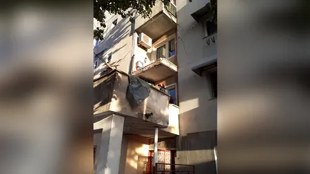 Un balcon s-a desprins și a căzut peste o femeie, într-un bloc din Drobeta Turnu Severin