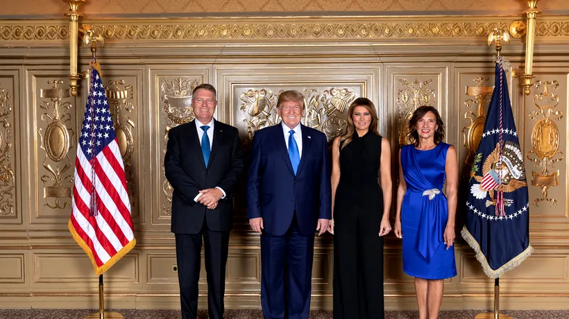 Cuplul Iohannis s-a fotografiat alături de președintele SUA și Melania Trump