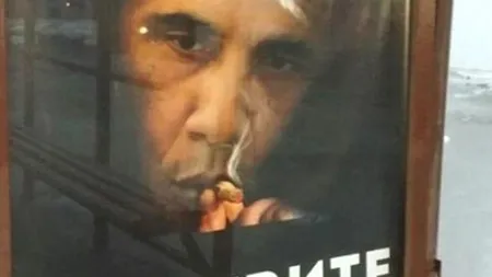Campanie anti-fumat în Rusia: „Țigările și Barack Obama ucid oameni aproape în aceeași măsură