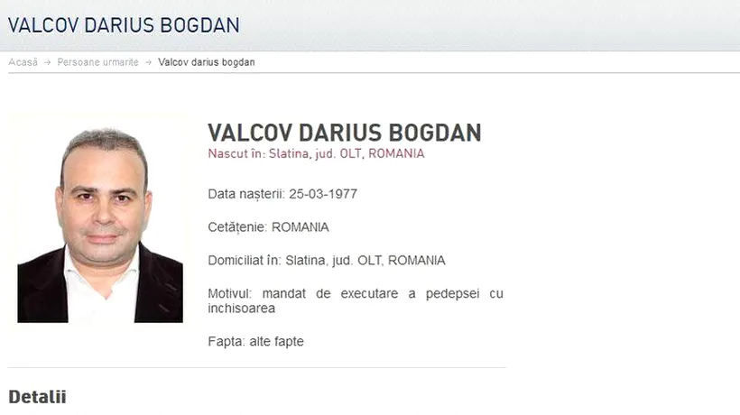 Darius Vâlcov a fost dat în URMĂRIRE generală de Poliţia Română / Unde s-ar afla fostul ministru al Finanțelor, condamnat la 6 ani de închisoare