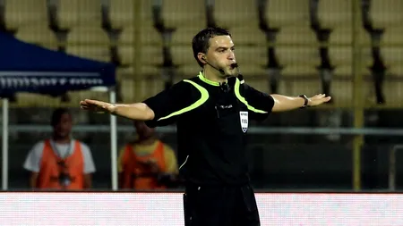 Un arbitru român, promovat printre cei mai buni din Europa. Are șansă să se ''califice'' la Euro 2016 sau CM 2018