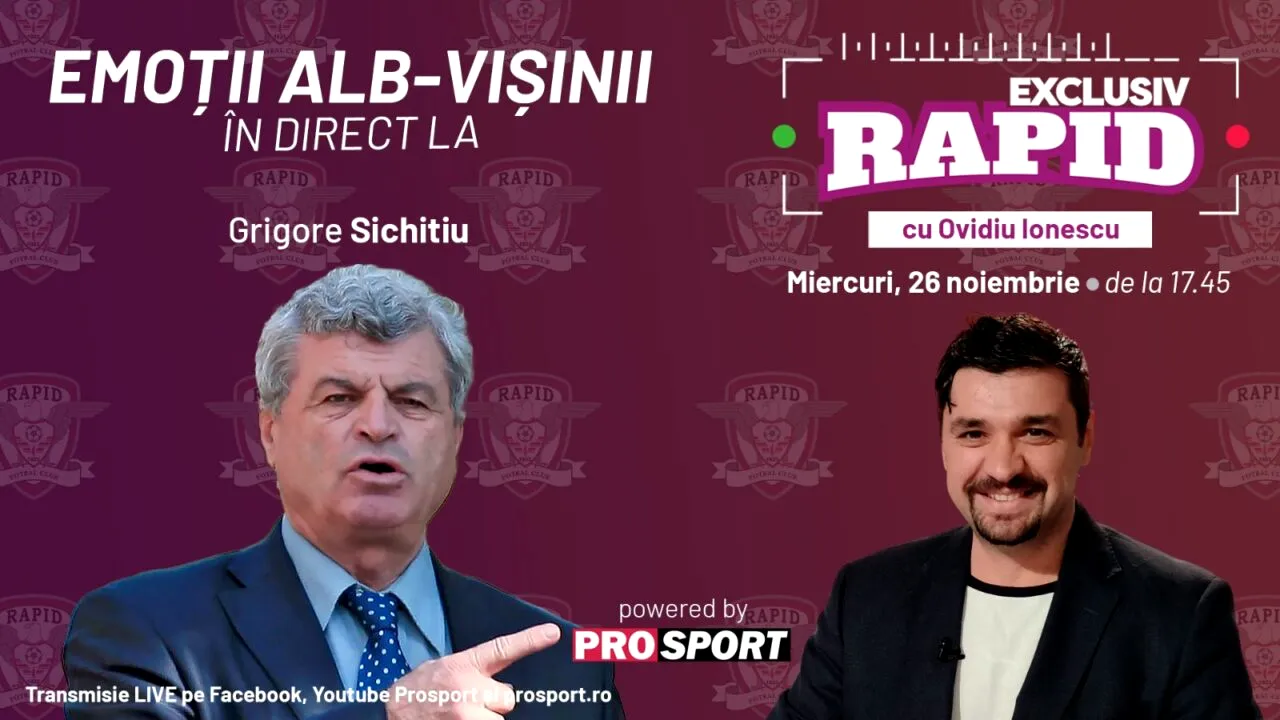 Rapid e pe primul loc în liga 1, iar noi vă așteptăm la 