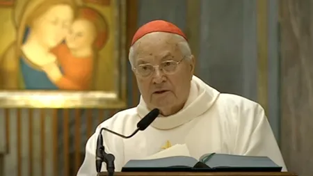 A murit Cardinalul Angelo Sodano, unul dintre cei mai importanți prelați de la Vatican