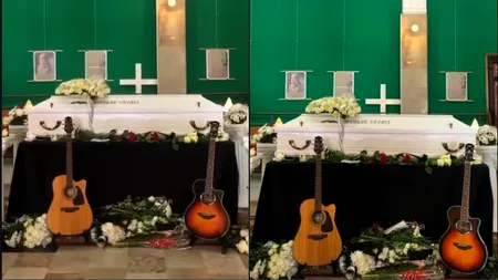 Trupul neînsuflețit al lui Nicu COVACI a fost depus la Filarmonica Banatul din Timișoara. Colegii i-au adus un omagiu emoționant