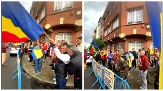 Proteste în Belgia pentru eliberarea lui Călin Georgescu. Zeci de români și-au exprimat solidaritatea: „Căline, Bruxellesul e cu tine”