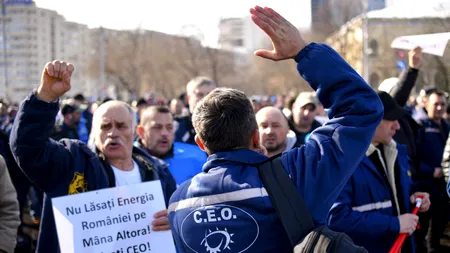 Angajații CE Oltenia intră în greva foamei. 1.500 de mineri riscă să rămână pe drumuri de la 1 aprilie