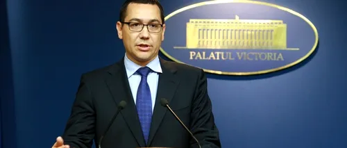 Ponta: Vom tăia din cheltuielile Fondului de rezervă pentru a acoperi impactul reducerii TVA și CAS