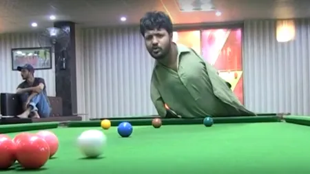 Povestea emoționantă a jucătorului de snooker care s-a născut fără mâini: „Vreau să joc cu jucători internaționali!” - VIDEO