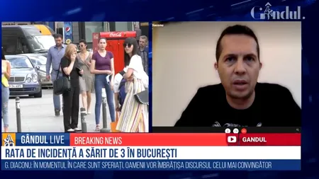 GÂNDUL LIVE. Gabriel Diaconu: România, o țară de „drone și căruțe”! / Ce spune psihiatrul despre un lockdown soft vs. unul hard, în plină pandemie de Covid-19