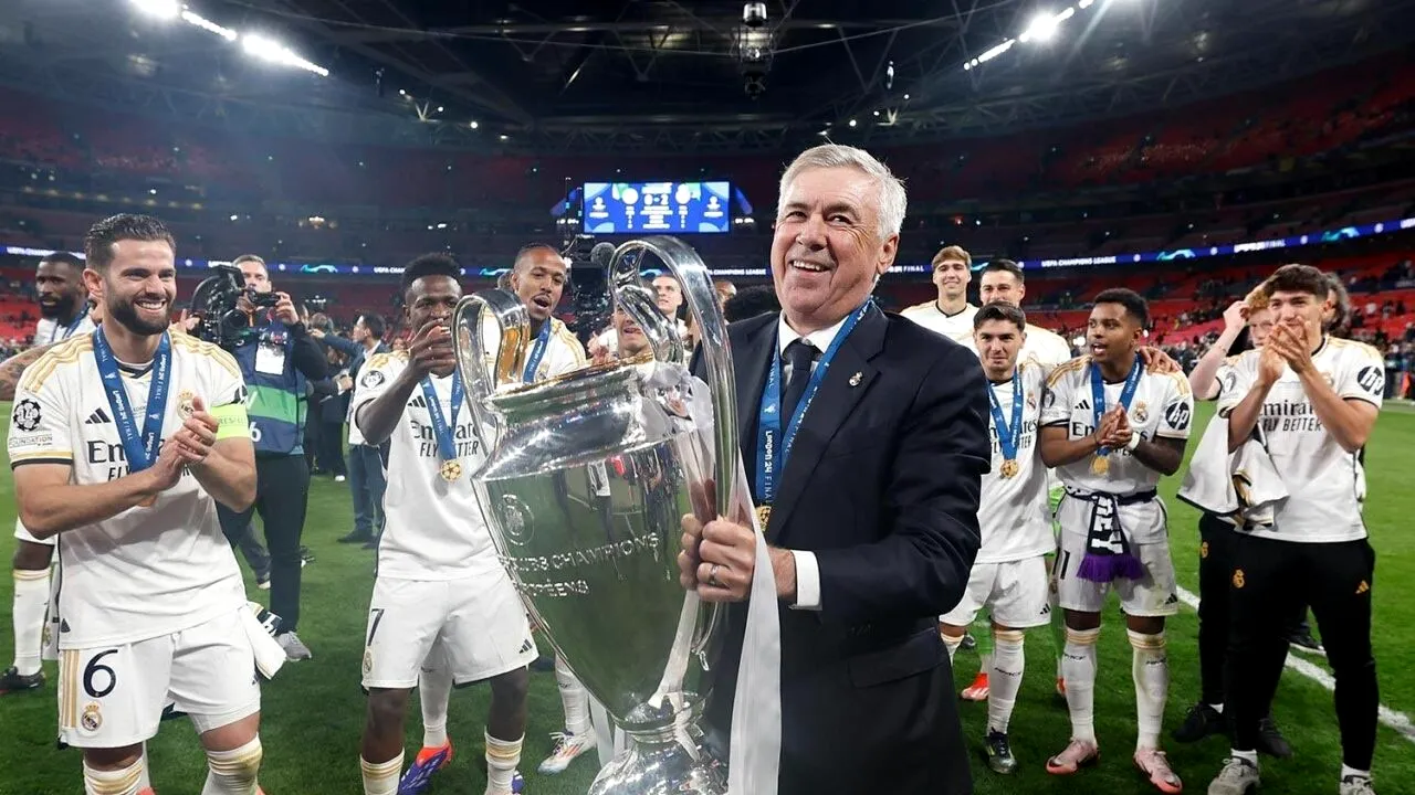 Carlo Ancelotti e singurul antrenor care a câștigat cinci TROFEE ale Ligii Campionilor: „Visul continuă”