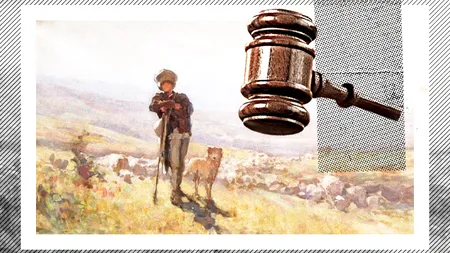 Licitația de vară | Pentru ce sumă a fost adjudecată celebra lucrare ”Pe Bucegi”, semnată de Nicolae Grigorescu, primul dintre fondatorii picturii române moderne