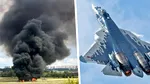 Un avion de vânătoare rusesc Su-57 s-a prăbușit lângă Moscova în timpul unui zbor de antrenament. Care este cauza accidentului