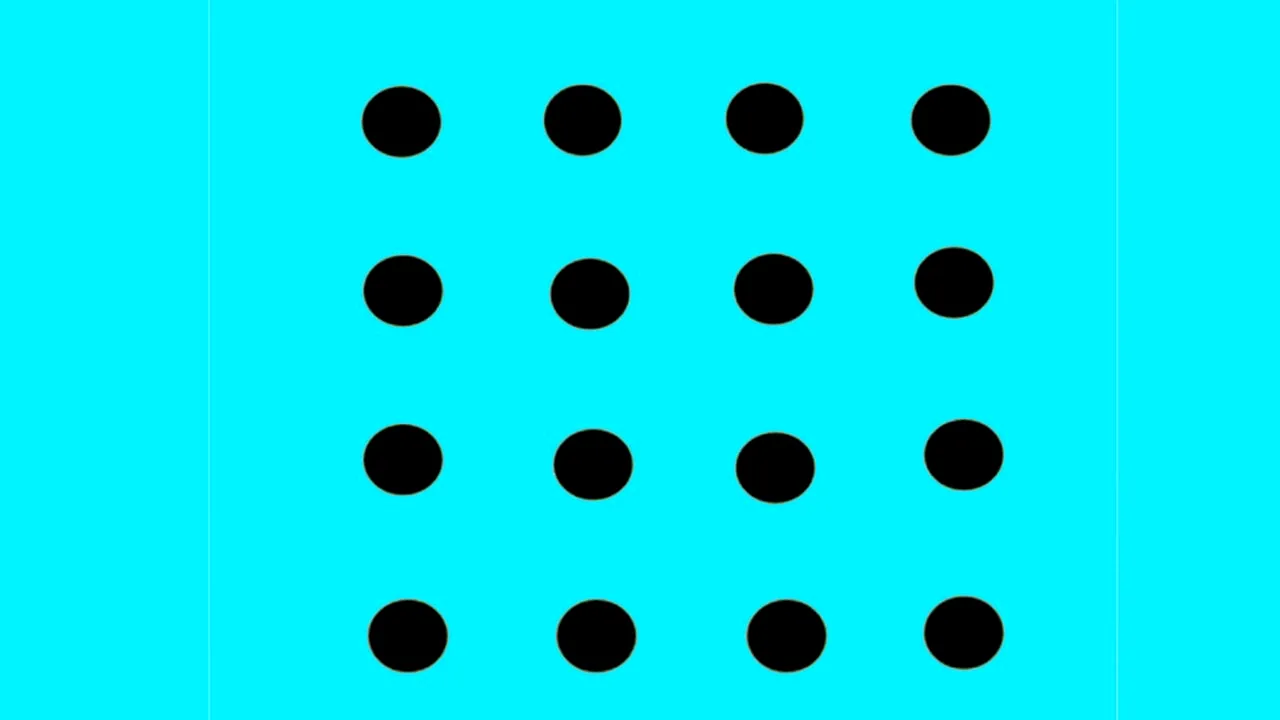 Test de inteligență | Uniți cele 16 puncte, cu doar 6 linii, fără a ridica pixul de pe foaie!