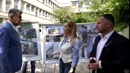 Marcel Ciolacu, în vizită la fosta Policlinică Morarilor, însoțit de Firea și Hopincă / „Asta înseamnă București necoordonat, sectoare abandonate”