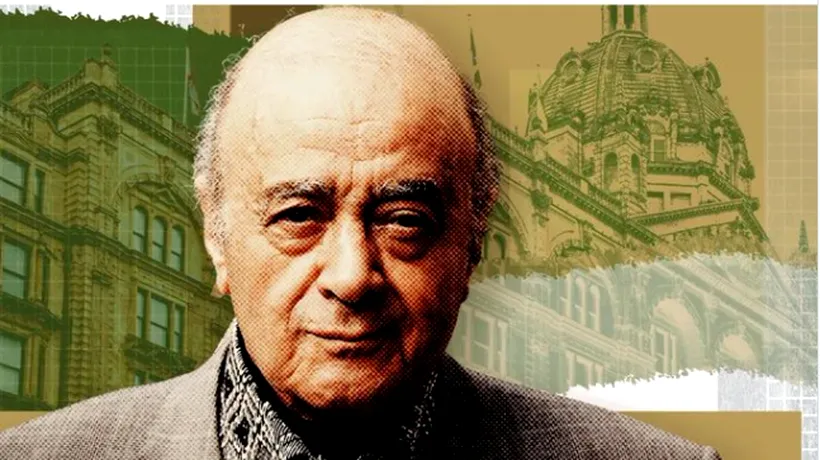 Mohamed Al Fayed, fost proprietar al Harrods, acuzat că a VIOLAT cinci femei şi că a abuzat sexual cel puţin alte 15