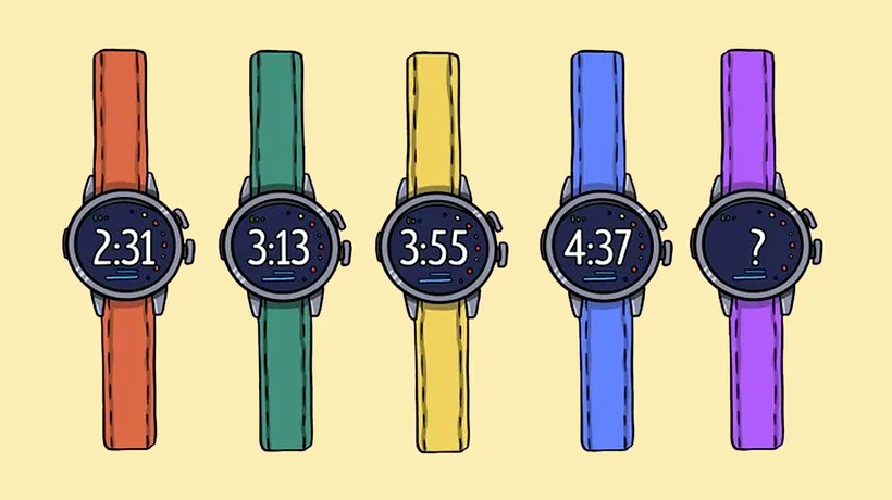 Test de inteligență | Primele 4 ceasuri arată 2:31, 3:13, 3:55 și 4:37. Ce oră indică al 5-lea ceas?
