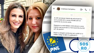 Deputata traseistă „extremistă”, Andreea Cîmpianu – trecută de la Șoșoacă la PNL-Bolojan – încearcă să intimideze un reporter Gândul: „Ai 24h să ștergi mizeria de articol”. Ce a înfuriat-o