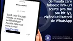 Avertisment asupra tentativelor de fraudă pe WhatsApp