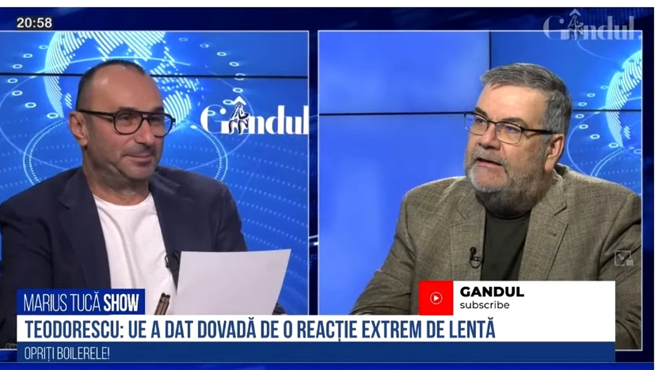 Poll Marius Tucă Show: „Credeți că România ar trebui să se sacrifice și să ajute Republica Moldova cu gaze și energie electrică?”