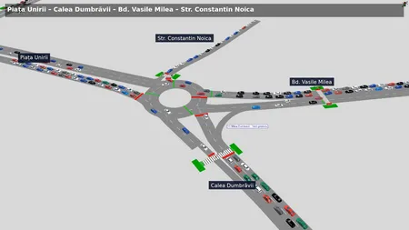 Scandalul noului sistem de semaforizare inteligentă în sensuri giratorii. Sibiul a oprit sistemul de 1 milion de euro după două ore în urma cozilor uriașe