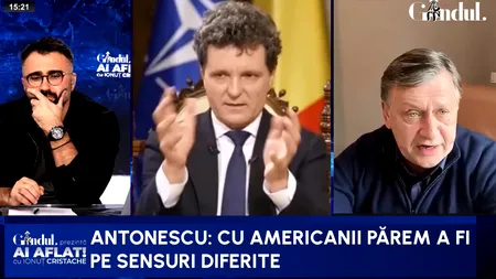 Crin Antonescu, atac direct la adresa lui Nicușor Dan: „Noi nu avem politică EXTERNĂ. Nicușor preferă să se plimbe cu copilul în spinare”