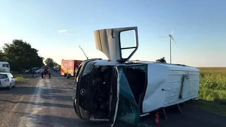 Șoferul care a fugit după ce a produs accidentul cu 12 răniți, în Buzău, a fost reținut