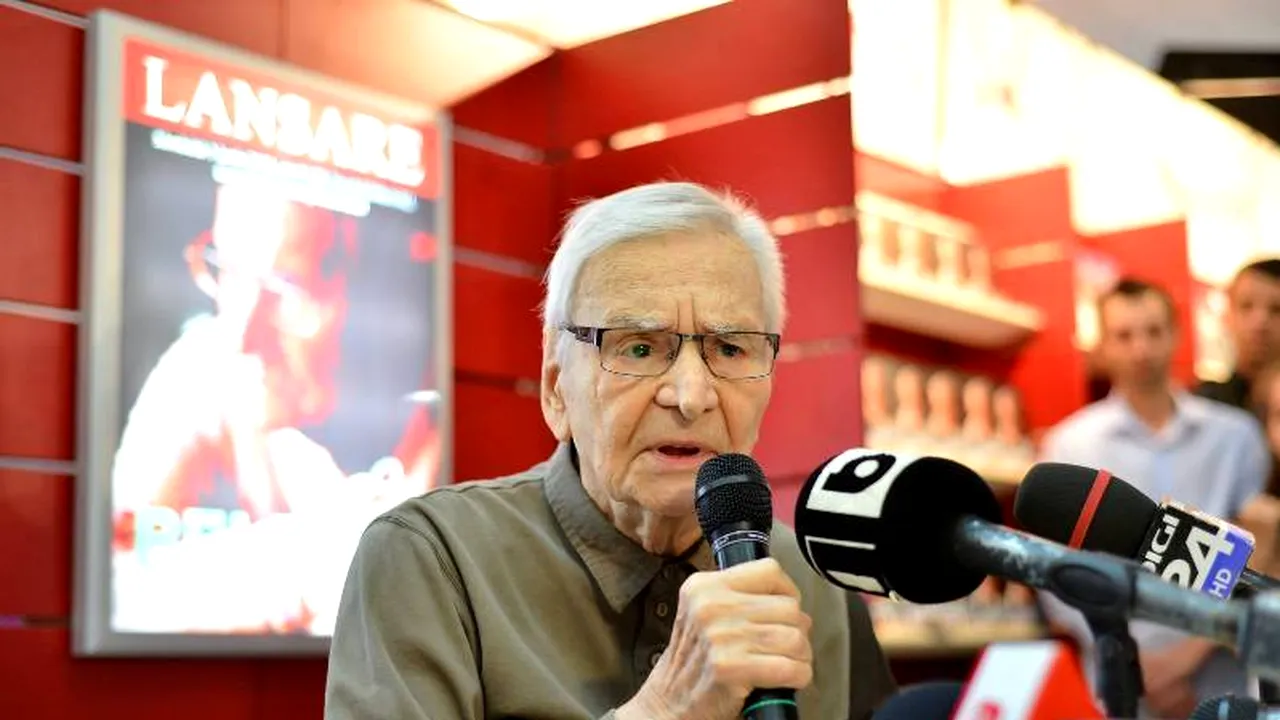 Lansarea cărții lui Radu Beligan, unul dintre cele mai emoționante evenimente de la Bookfest. 