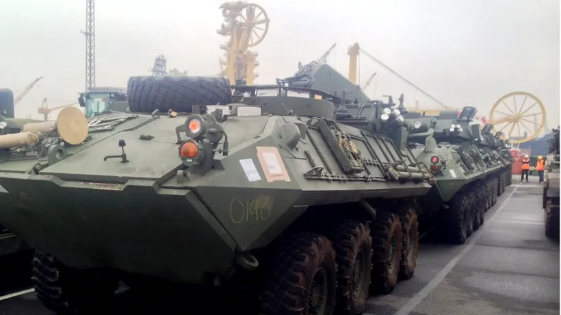 500 de militari americani, cu tancuri și mortiere, vin în România pentru 9 luni