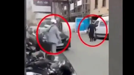 VIDEO|  Jaf de milioane de euro la un magazin de lux din Paris. Cum i-a surprins un martor pe cei trei hoți, după ce au dat marea 