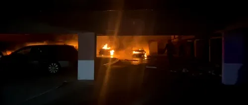 VIDEO | Incendiu violent în Constanța. Sute de oameni evacuați și zeci de mașini avariate. A fost activat Planul Roșu