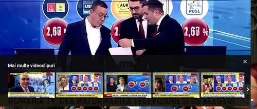 România TV, record de audiență în seara alegerilor/Peste un milion de români au urmărit rezultatele votului la RTV